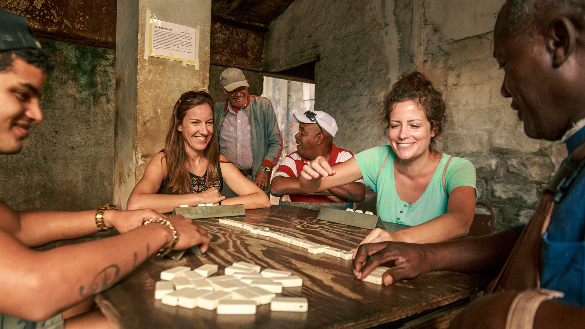 Domino spielen in Havanna, Kuba